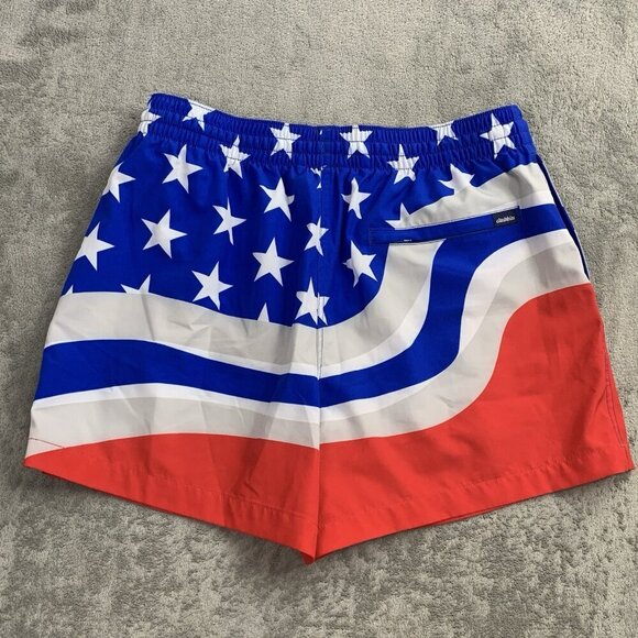 Chubbies The Braves Shorts Mens Large 3.5” Classic Swim Trunk USA Mesh Lined - Picture 7 of 8